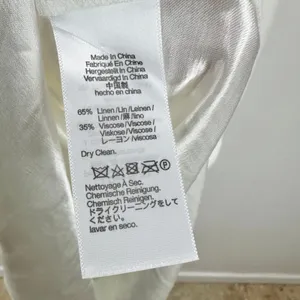 Madewell One Shoulder Midi Dress Linen Blend Lighthouse Minimalist US 4 NWT thumbnail 12