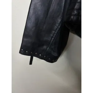 Scully Corrissa Eagle Studded Lamb Leather Moto Jacket Black L Western thumbnail 10