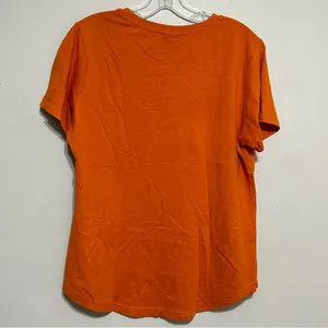 Harley-Davidson Shirt Womens Medium Orange Graphic Tee Crew Neck Casual Biker‎ thumbnail 7