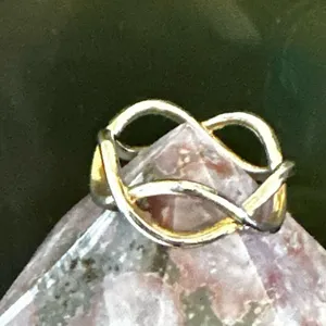 Infinity Twist Band Ring thumbnail 2