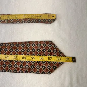 Geoffrey Beene Tie Geometric Multicolor Silk Necktie Classic USA Made Office thumbnail 8