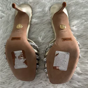 Veronica Beard Women's Misa Knot-Front Heel Sandals Shoes Sz 7‎ thumbnail 9