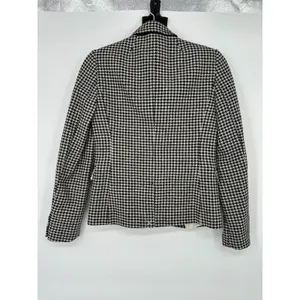 J‎ Crew Schoolboy Blazer Womens 0 Houndstooth Wool Blend Preppy Academia Career thumbnail 4