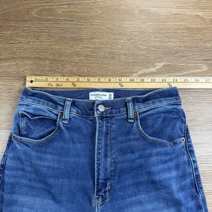 Abercrombie Curve Love 70s Flare Jeans Womens 30 10L Ultra High Rise Long thumbnail 7