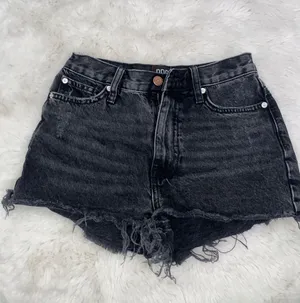 Black Denim shorts thumbnail 1