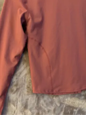 Fashion Athletic Jacket Women’s Size M Cropped Full Zip-Up Jacket in Rust thumbnail 7