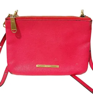 Brahmin Pink Soft Leather Double Pocket Crossbody‎ Bag thumbnail 1