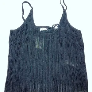 Free People Get‎ to Know You Cami Black Medium NWT thumbnail 1