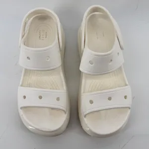 Crocs Mega Crush Platform Sandal White Women 8 Chunky Y2K Wedge Open Toe Heavy thumbnail 3