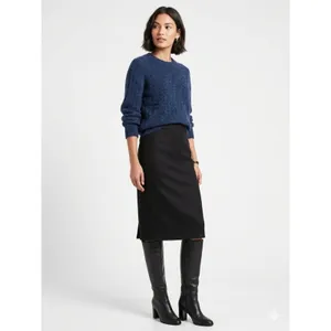 Banana Republic Wool Blend Long Sleeve Crew Neck Sweater L thumbnail 6
