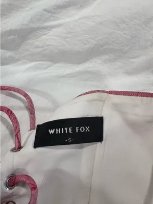 White Fox Pink Corset Boutique Top thumbnail 2