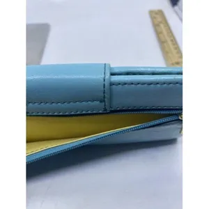 Fossil Blue Leather Large Card Id With Expandable thumbnail 5