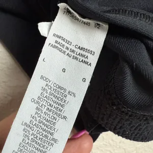Nike Women Size Large Basic Black Sports‎ Bra thumbnail 4