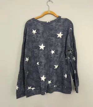 143 Story By Lineup Blue Star Pullover Sweatshirt thumbnail 3