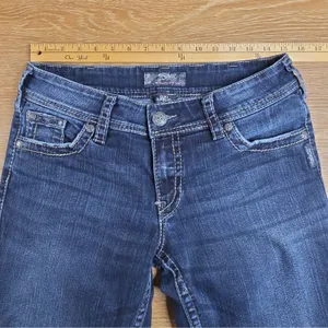 Silver Jeans Suki Surplus Womens 31x34 Bootcut Jeans Dark Wash Y2K Western thumbnail 4