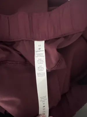 Lululemon keep moving joggers cassis color thumbnail 3