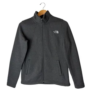 The North Face Full Zip Fleece Jacket Women Small Gray‎ Sherpa Lined Gorpcore thumbnail 2