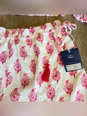 Roller Rabbit x Target Bouquet Side-Tie Beach set Pull-On Shorts & Top thumbnail 7