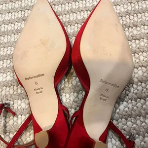 Reformation Wade 50MM Satin Kitten Heels thumbnail 9