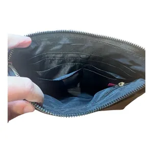 Trina Turk Black Wristlet Wallet Matching Keychain Cardholder Set Faux Leather thumbnail 5