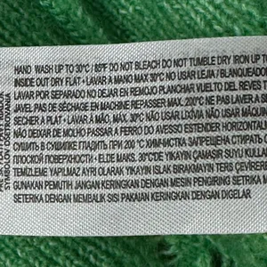 MANGO -MNG Green V Neck Sweater‎ Women Size Medium Long Sleeve thumbnail 7