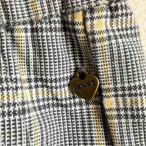 Vintage Inspired Plaid Brownie Womens Old Money Preppy Modern Indie Size S/M EUC thumbnail 4
