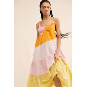 Free People Bohemian Beach Summer What Love Is Maxi Dress Size Large Sundress thumbnail 9