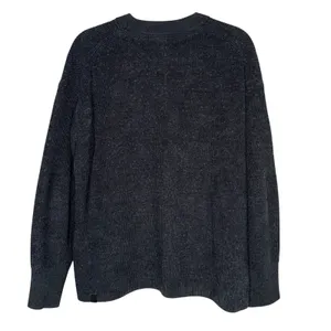 Lululemon Merino Wool Blend Ribbed‎ Crewneck Sweater Womens 10 Grey Excellent thumbnail 3
