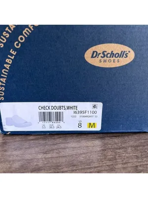 Dr. Scholl's Check Doubts White Platform Wedge Women's Sandal Size 8 #B1293 thumbnail 2