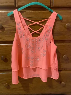 Pink Sequin Top thumbnail 1