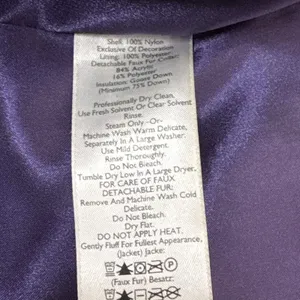 Eddie Bauer - Purple GOOSE DOWN Winter Puffer Coat - Womens Small thumbnail 13