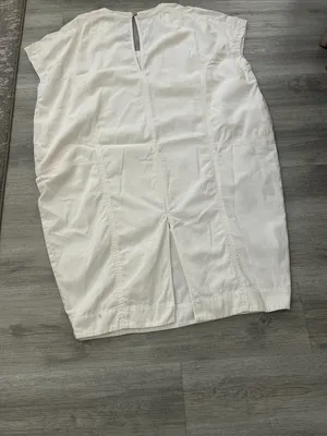 Free People White Boxy Scoop-Neck Maxi Dress thumbnail 7