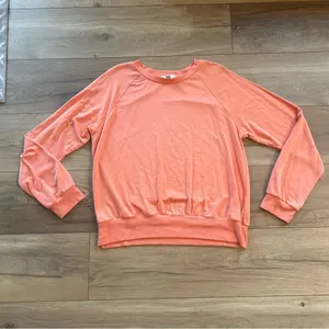 Beyond Yoga Good Company Soft Crew in Bright Peach thumbnail 2