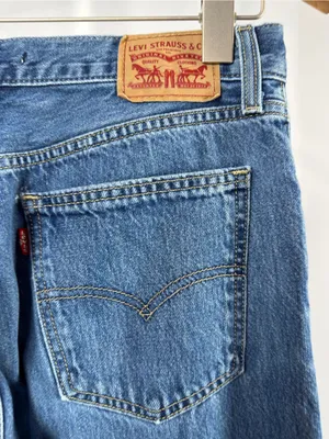 Levi’s Low Pro‎ Straight Leg Jeans in Blue Size 28 thumbnail 8