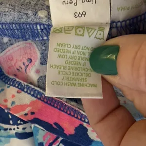 Lilly Pulitzer Cotton Beacon Dress Indigo‎ Star Struck Blue Pink Starfish Small thumbnail 11