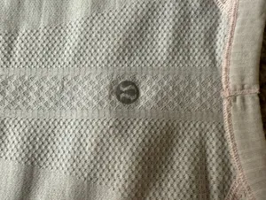 Lululemon Swiftly Tech Long Sleeve Shirt White and Light Pink thumbnail 6
