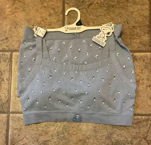 NWT Peanuts Snoopy bra and boy shorts set sz L thumbnail 1