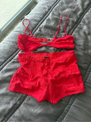 Triangl Swim Red Textured Celeste / Este Swimsuit thumbnail 4