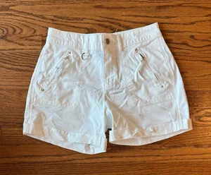 White House Black Market White Shorts thumbnail 1