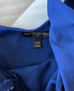 Banana Republic Royal Blue One Shoulder Tank thumbnail 6
