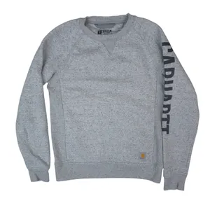 Carhartt Sweatshirt Women XS Gray Relaxed Fit Graphic Sleeve Crewneck Gorpcore thumbnail 1