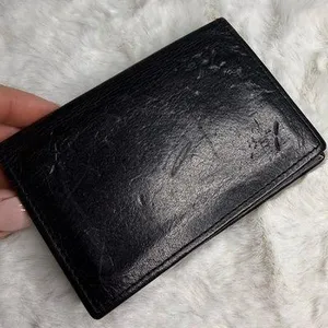 Vintage Coach Black Card Slot Case thumbnail 2