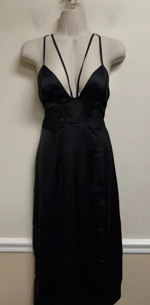 Anthropologie Shear T Strap Dress Nwt thumbnail 1