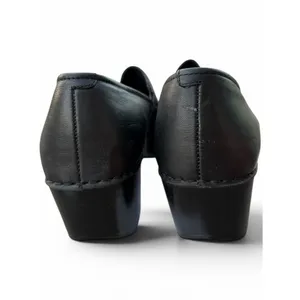Dansko Tenley Black Leather Clogs Slip On Comfort Shoes EU 40 Nurse Career Class thumbnail 4
