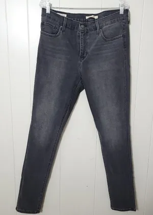 Levi’s 311 Shaping Skinny Jeans Gray Women’s Size 32 Stretch Denim thumbnail 1