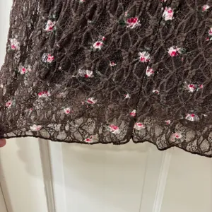 VTG No‎ Boundaries Fairycore Babydoll Dress XS Floral Lace Y2K Whimsigoth Boho thumbnail 6