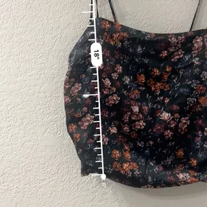 Abercrombie & Fitch Square Neck Crop‎ Top in Navy thumbnail 4