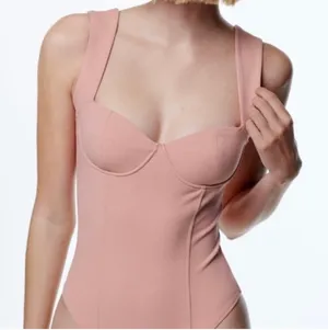 Pink ZARA Bodysuit thumbnail 1