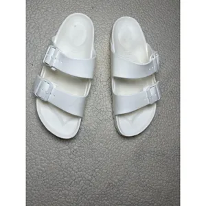 Birkenstock Arizona EVA Sandals White Slip On Water Resistant Size 38 thumbnail 3