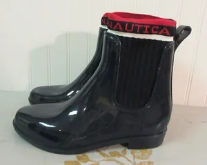 Nautica navy rain boot sz 8 NWOB thumbnail 1